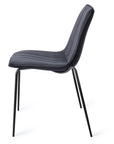 Polsterstuhl Samt, schwarz