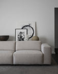 Ecklounge Sofa, Boucle beige