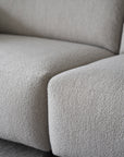 Große Ecklounge Sofa, Boucle beige