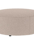 Loungehocker Chana ø90cm, hellbeige