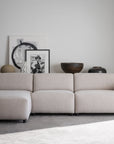 Ecklounge Sofa, Boucle beige