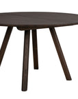 Esstisch Cala ø140cm, dunkelbraun
