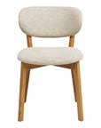 Polsterstuhl Eiche, beige