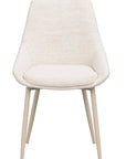 Polsterstuhl Stella, hellbeige