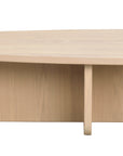 Coffeetable oval 90x60cm, Eiche hell