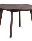 Esstisch ø130cm, braun gebeizt