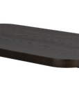 Ansteckplatte 50x100cm, Eiche braun