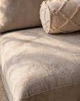 Loungesofa Modul Ecke links, hellbeige