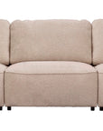 Lounge Sofa 4-Sitzer Boucle, beige