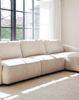 Lounge 4-Sitzer rechts Boucle, beige