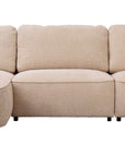 Lounge 4-Sitzer links Boucle, beige