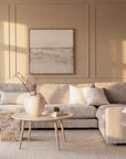 Loungesofa Modul Ecke links, hellbeige