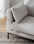 Ecksofa Corwin 3-Sitzer, hell-beige
