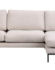Ecksofa Corwin 3-Sitzer, hell-beige
