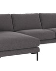 Ecksofa Corwin 3-Sitzer, anthrazit