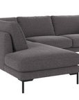 Ecksofa Corwin 5-Sitzer, anthrazit