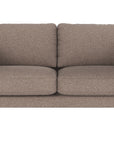 Lounge Sofa Corwin 2,5-Sitzer, braun