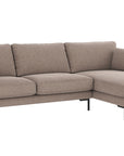 Ecksofa Corwin 3-Sitzer, braun