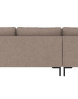 Ecksofa Corwin 3-Sitzer, braun