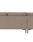 Ecksofa Corwin 5-Sitzer, braun