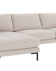 Ecksofa Corwin 3-Sitzer, hell-beige