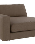 Chaiselongue Ecke links, braun