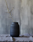 Keramikvase Talia, schwarz