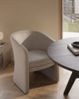 Polsterstuhl Boucle, beige