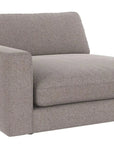 Chaiselongue Ecke links, grau-beige