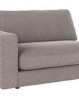 Loungesofa Modul Ecke links, grau-beige