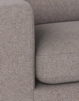 Chaiselongue Ecke links, grau-beige