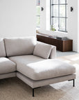 Ecksofa Corwin 3-Sitzer, hell-beige
