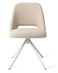Drehstuhl Sasue Metall, beige