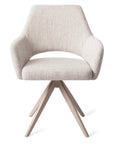 Drehstuhl Yanai Metall beige, hellgrau