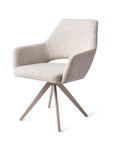 Drehstuhl Yanai Metall beige, hellgrau