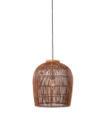 Hängelampe Rattan, braun