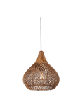 Hängelampe Rattan, braun