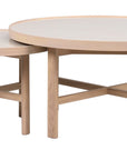 Coffeetable Marsden ø90cm, Eiche natur