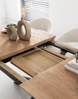 Massivholztisch Teak, ausziehbar
