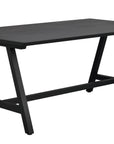 Massivholztisch Ares, schwarz gebeizt