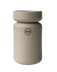 Keramikvase Neck H15cm, beige