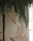 Baumschmuck Star ø10,5cm, weiß