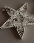 Baumschmuck Star ø10,5cm, weiß