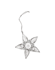 Baumschmuck Star ø10,5cm, taupe