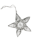 Baumschmuck Star ø13cm, taupe