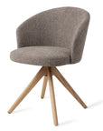 Drehstuhl Nimii Eiche, grau