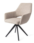 Drehstuhl Yanai mit Armlehne, beige
