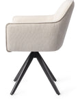 Drehstuhl mit Armlehne, hellbeige