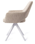 Drehstuhl Yanai mit Armlehne, beige