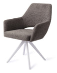 Drehstuhl Yanai mit Armlehne, dunkelgrau